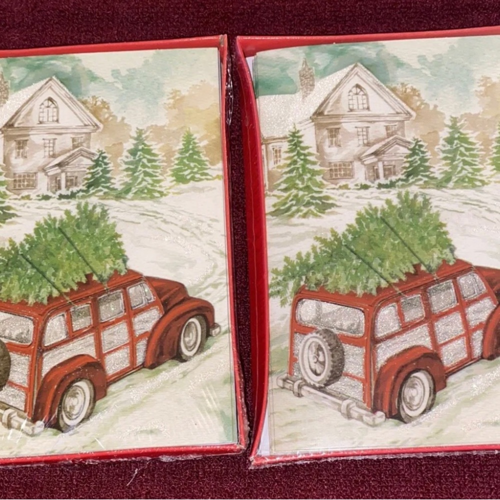 2 - 8pks Christmas Cards & Envelopes